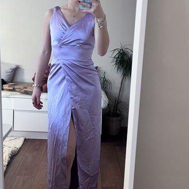 Robe violette élégante