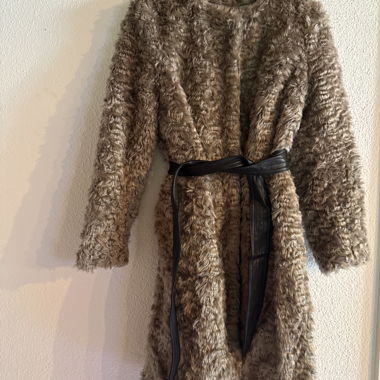 Cappotto in pelliccia sintetica