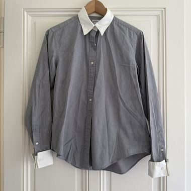 Chemise rayee grise BROOKS BROTHERS