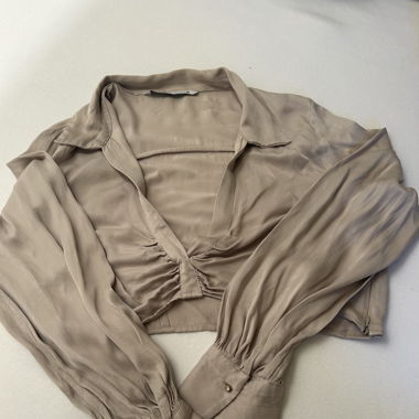 Zara satin blouse
