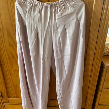 Pantaloni larghi lilla Benetton (13-14 anni)