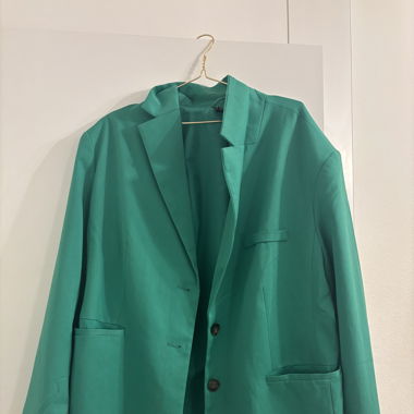 Grüner Blazer leicht oversized