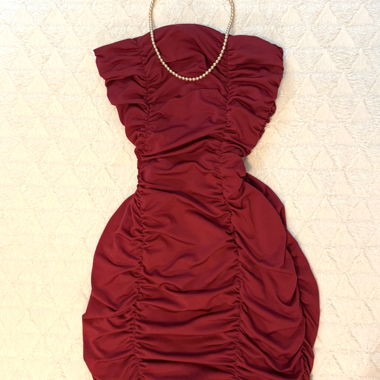 Robe bustier Jessica Rabbit rouge
