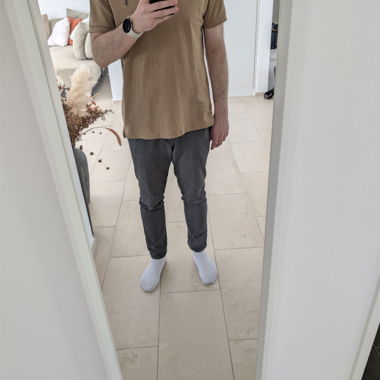 Chemise polo PRL, coupe slim sur mesure, tan de luxe