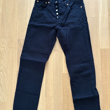 Schwarze Levi's 501 Jeans