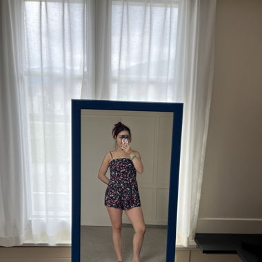 Floral Pattern Jumpsuit