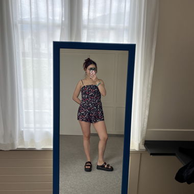 Floral Pattern Jumpsuit