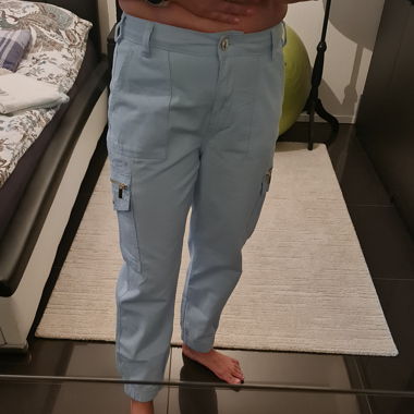 Pantaloni Azzurro Chiaro