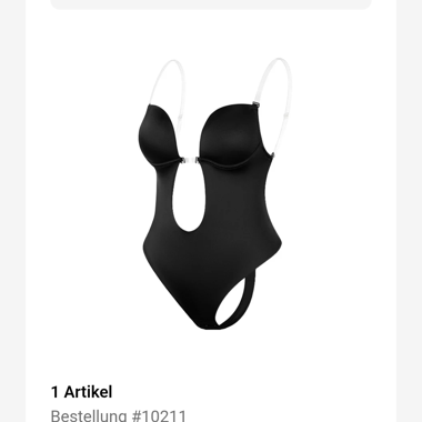 Body sculptant dos nu noir taille 3XL
