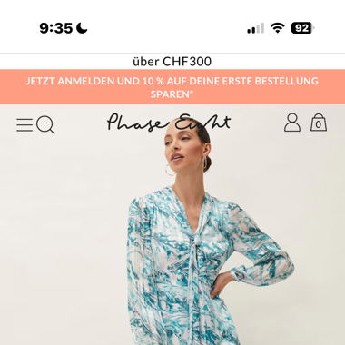 Phase Eight Maxikleid Mit Abstraktem Print