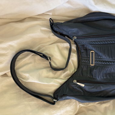 Lederhandtasche