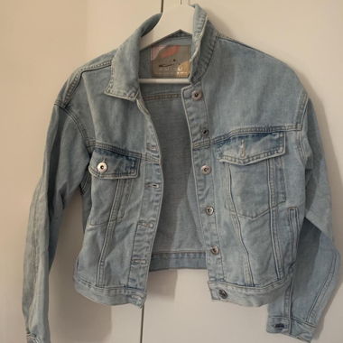 Jeansjacke hellblau