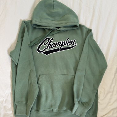 Champion green hoodie