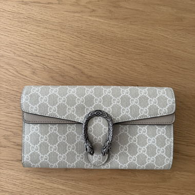 Borsa a tracolla Dionysus Gucci in pelle beige