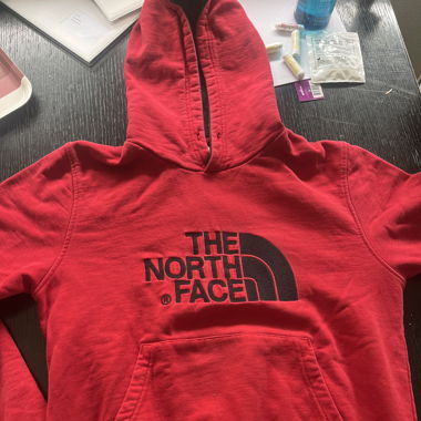 North Face Hoodie Rot