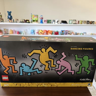 Figurines LEGO Keith Haring dansantes