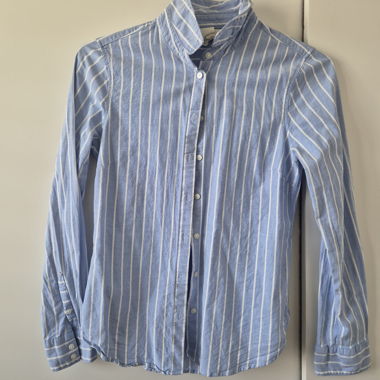 H&M gestreifte Bluse, Baumwolle, eher 34