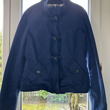 Esprit giacca corta blu taglia 38