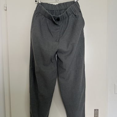 Zara Grey Fabric Trousers
