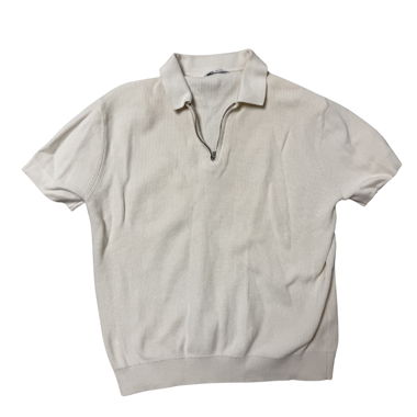Zara Strick-Poloshirt
