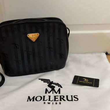 Borsa a tracolla Maison Mollerus nera