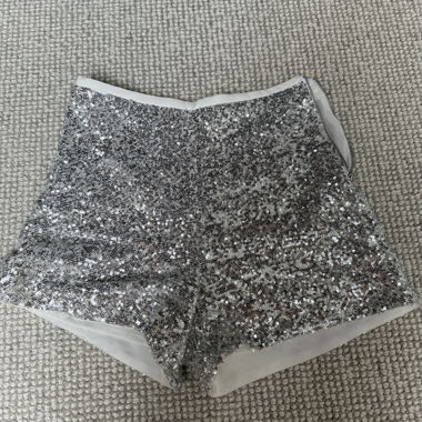 ZARA Sequin Shorts EU S