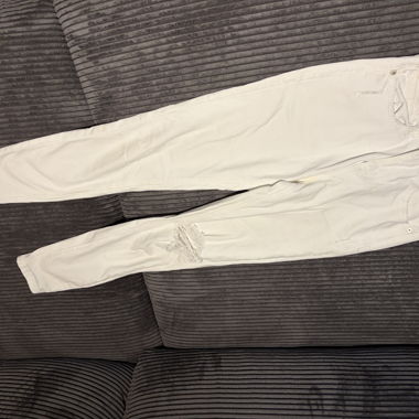 Weisse Jeans Hose