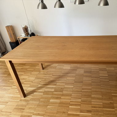 Esstisch Eiche furniert