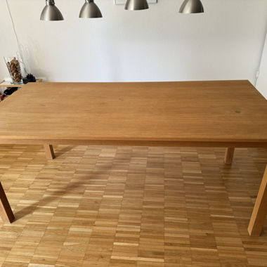 Esstisch Eiche furniert