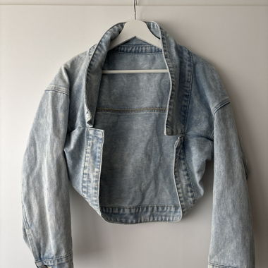 Veste en jean courte