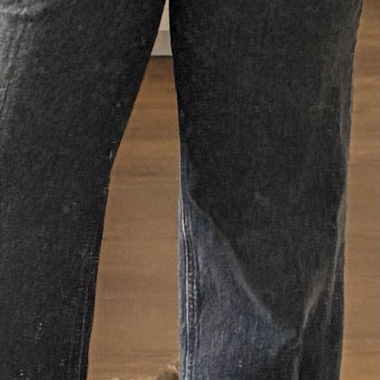 Straight leg black jeans