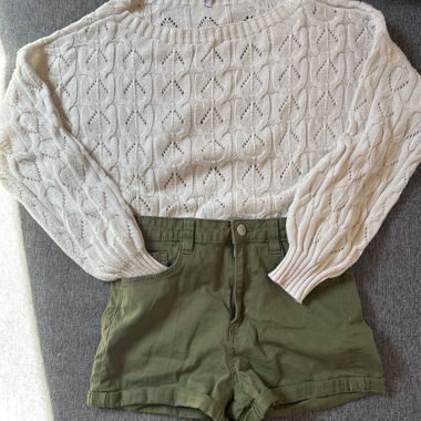Ensemble d'été, short, pull