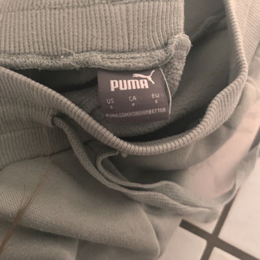 Jogging PUMA vert d’eau taille S