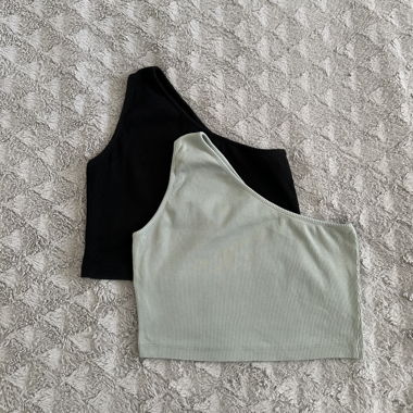 Lot de 2 tops asymétriques Even&Odd