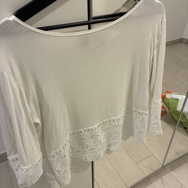 Top bianco bohoo