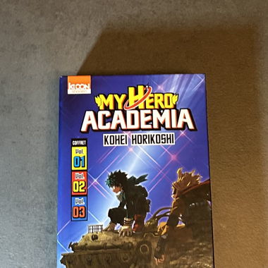 My hero academia tomes 1-3