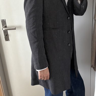 Blazer cintré gris