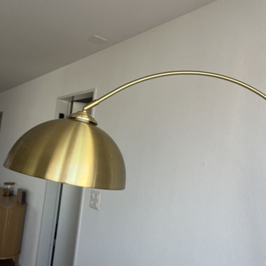 Brass floor lamp