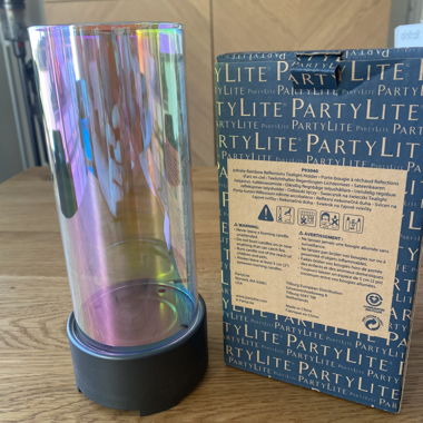 Partylite-Porte bougie Réfection d’arc-en-ciel