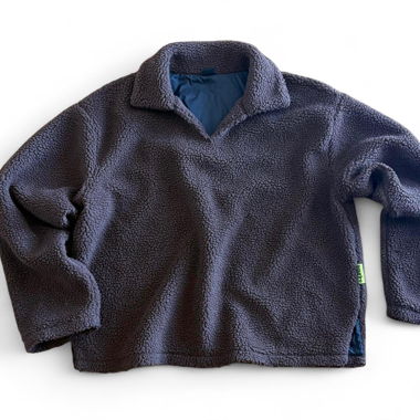 Maglione in Fleece Vintage Marrone