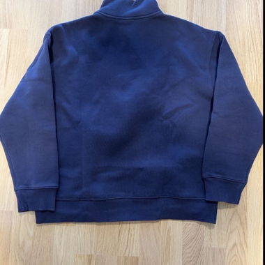 Blau Navy Quarter-Zip-Sweatshirt