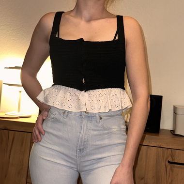 Top with Ruffles