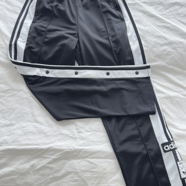 Pantaloni della tuta Adidas Nero/Bianco