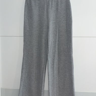 Pantaloni in maglia grigi