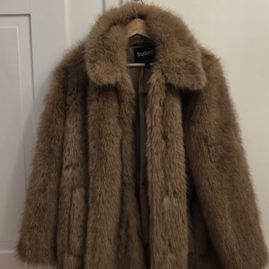 Cappotto pelliccia marrone