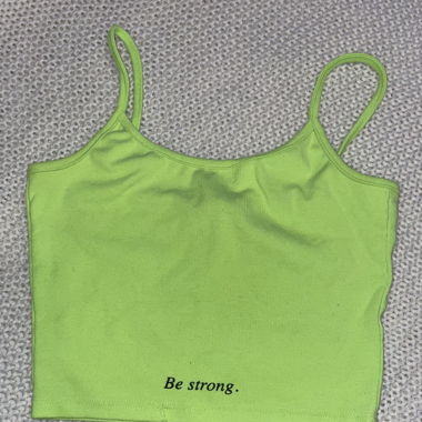 crop top neon
