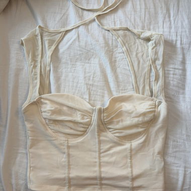 Beiges Corset-Top