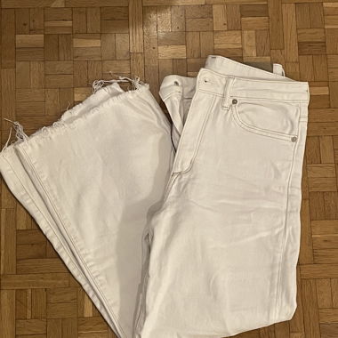 Weisse Wide Leg Hose