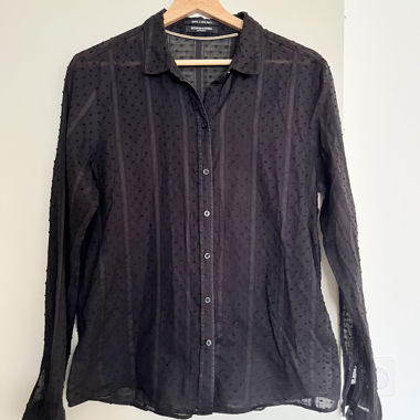 Black Sheer Blouse