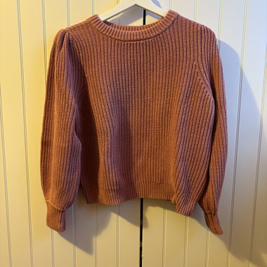 Rusty Rose Knit Sweater